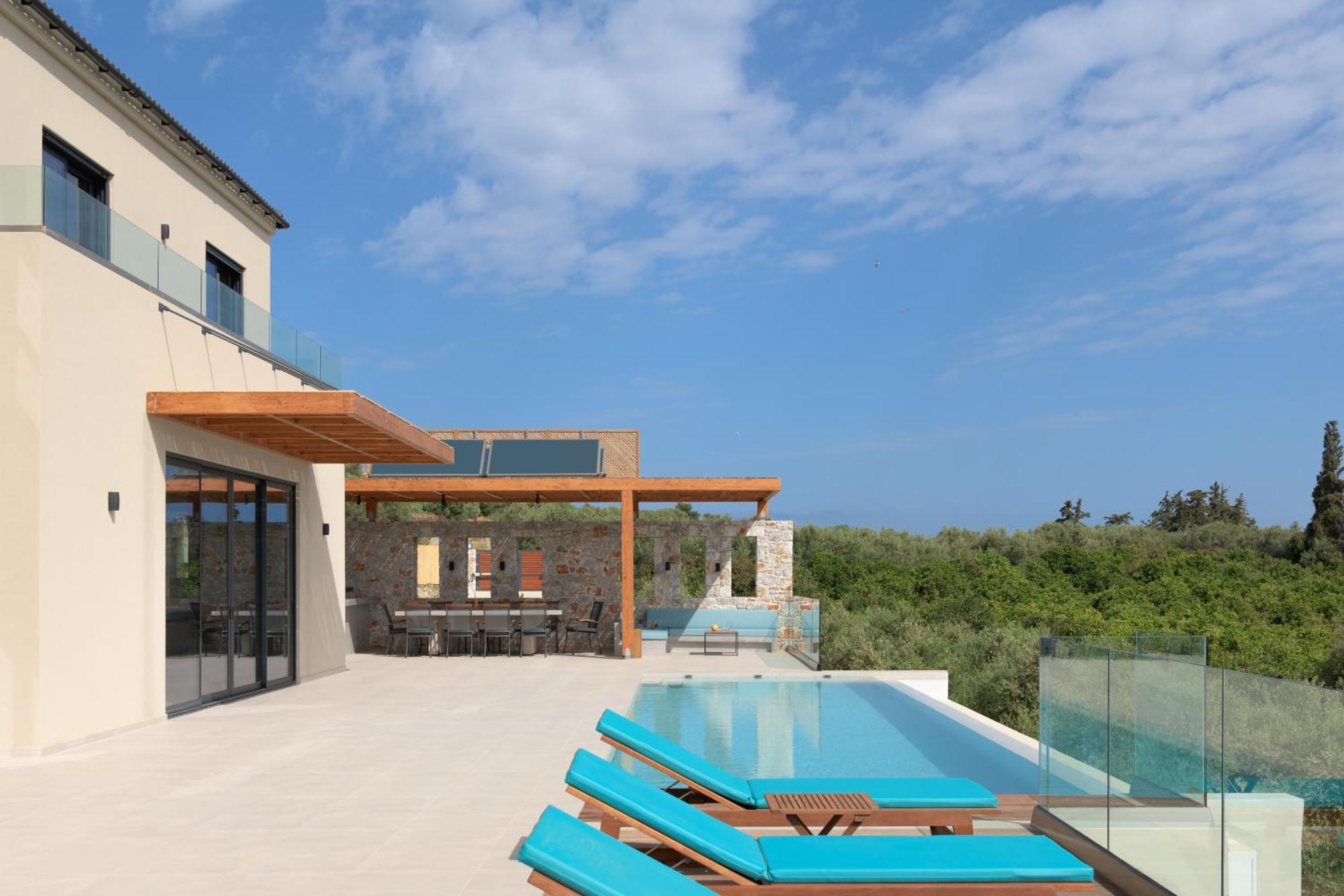 Blue Zone Villa, A Seaview Sanctuary With Pool, By Thinkvilla * Chania (Crete)
